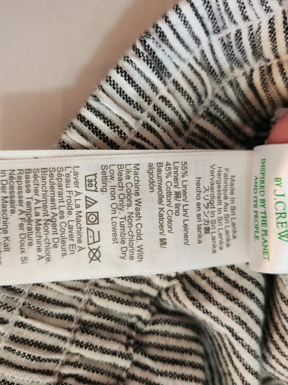 J. Crew crew striped
